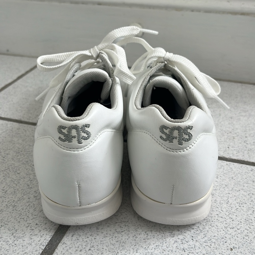 SAS Womens Ft Mesh White Walking Shoes - Size 8.5 - Picture 5 of 10